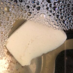 切り方を変えて ◉豆腐の味噌汁